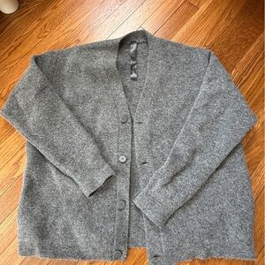 lululemon athletica Gray Cardigan Sweater